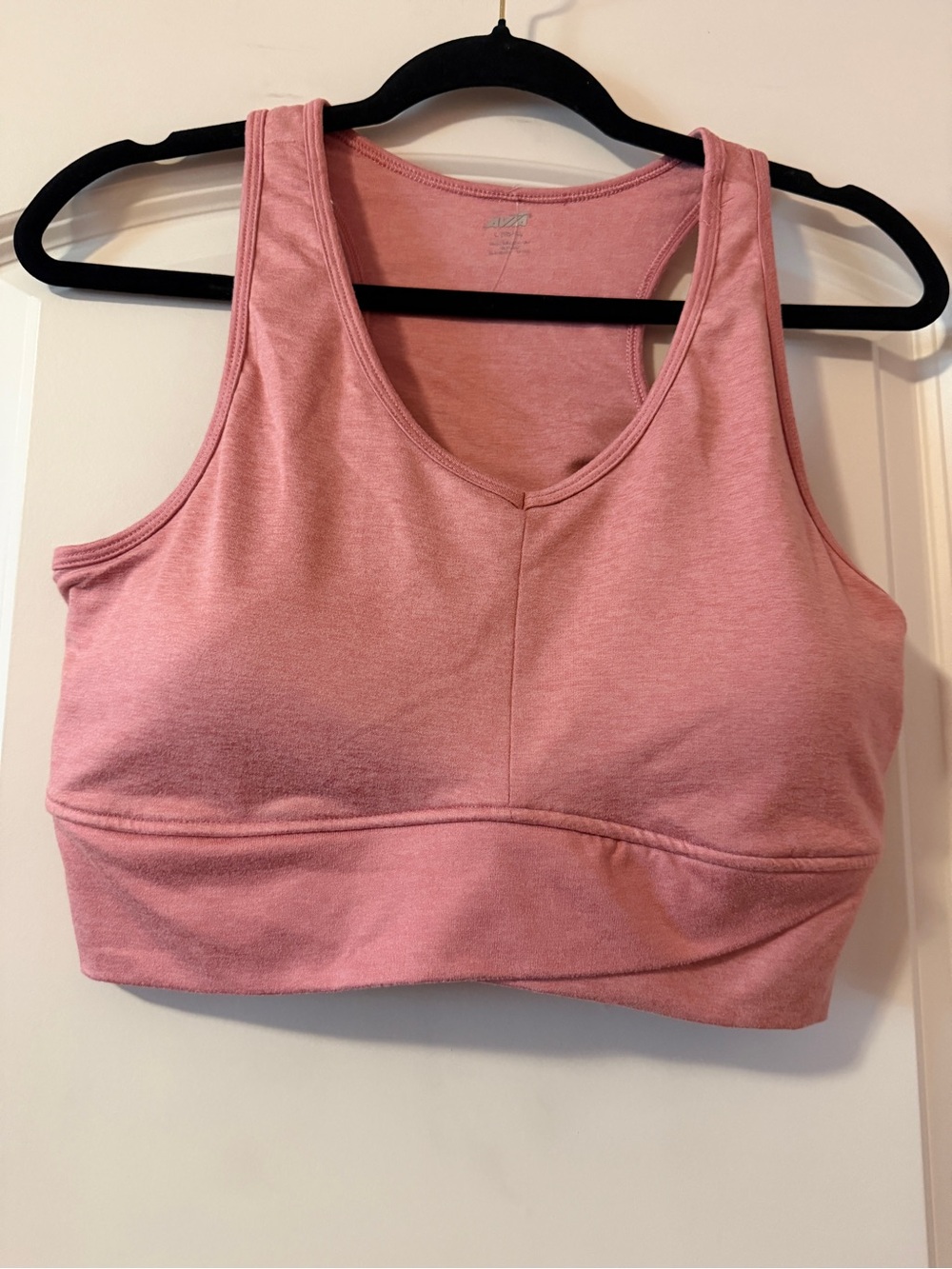 Avia L Soft Pink Women's Seamless Sports Bra NWOT.